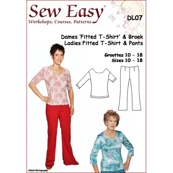 DL07 - Fitted T-Shirt & Pants - Sew Easy