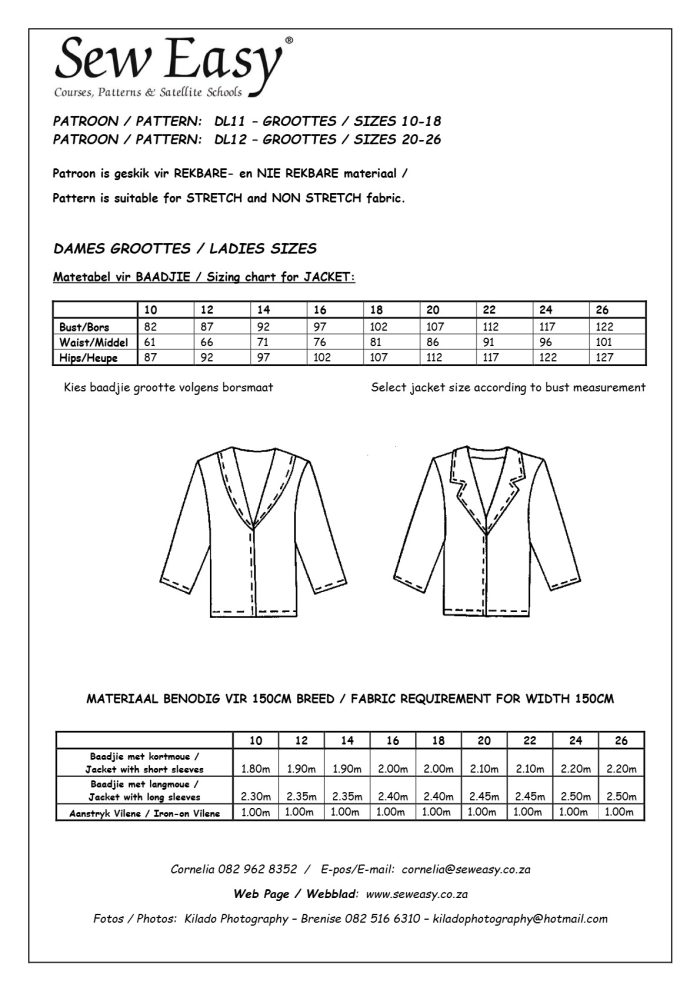 DL12 - Jacket Size 20 - 26 - Image 2
