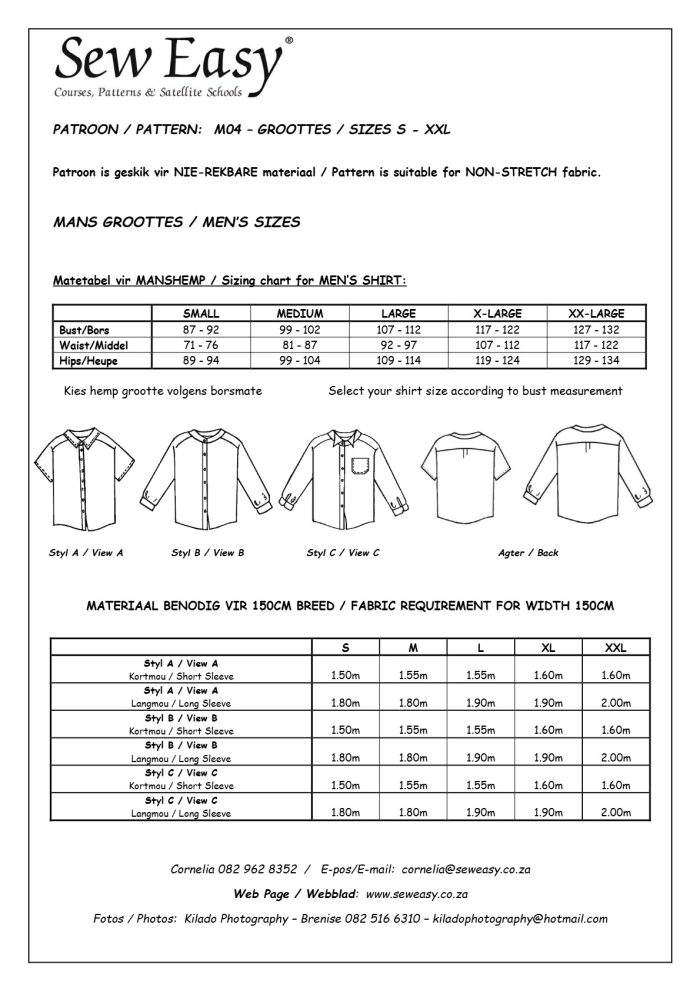 M04 - Men's Shirt S - XXL - Image 2