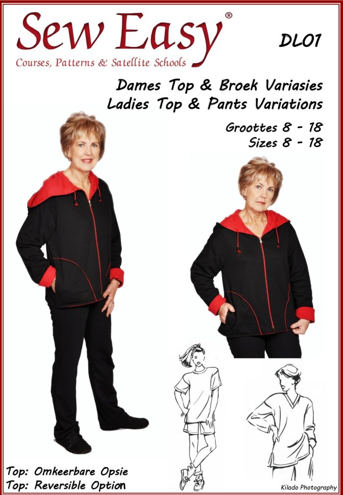 DL01 - Ladies Top & Pants Size 8 - 18