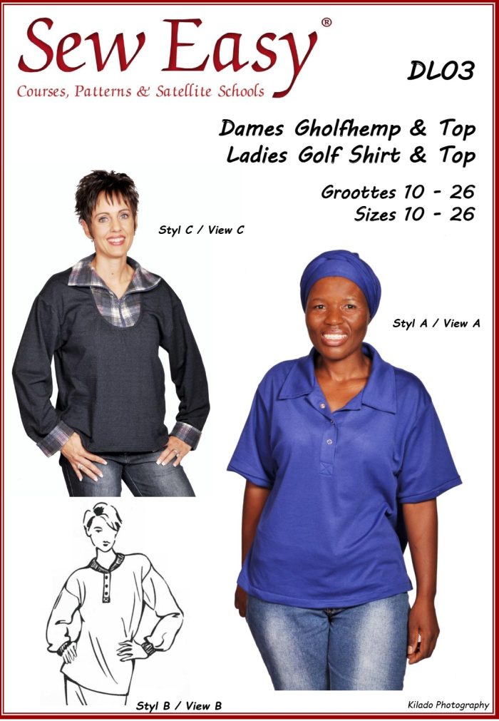 DL03 - Ladies Golf Shirt & Top Size10 - 26