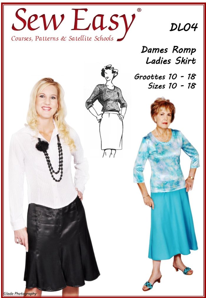 DL04 - Skirt Gored & Penciled Size 10 - 18
