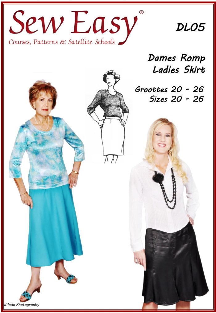 DL05 - Skirt Gored & Penciled Size 20 - 26