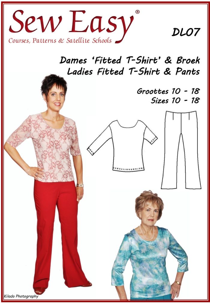 DL07 - Fitted T-Shirt & Pants Size 10 - 18