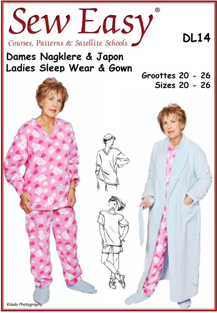 DL14 - Ladies Gown & Slippers Size 10 - 18