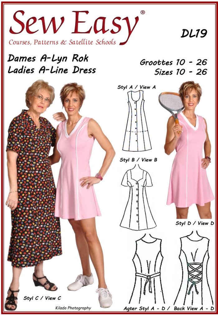 DL19 - A-Line Dress Size 10 - 26
