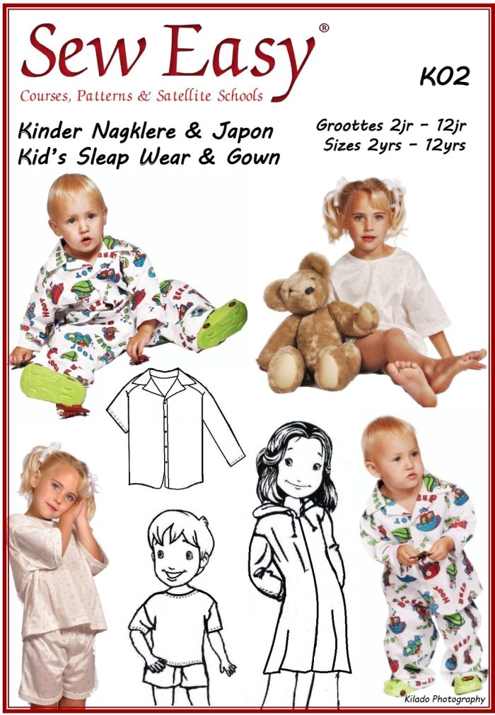 K02 - Sleepwear & Gown 2yr - 12yr