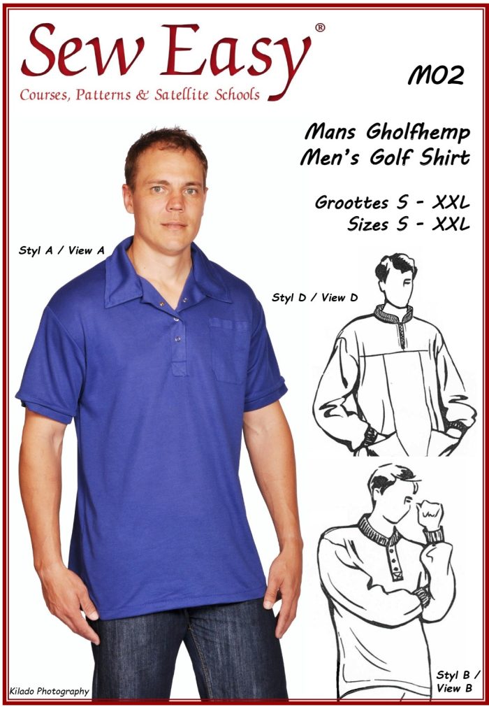 M02 - Men's Golf Shirt S - XXL